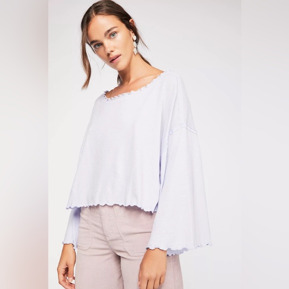 Free People Tops - Free People We The Free Bird Gang Tee in Lilac